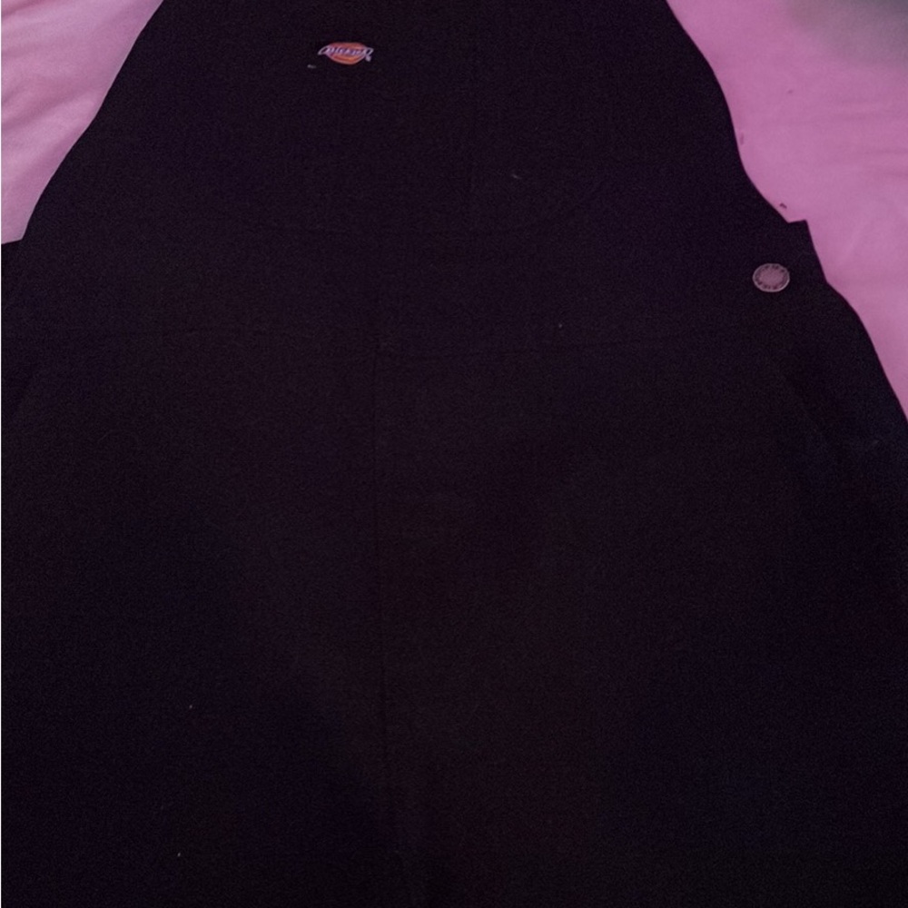 Dickies overall shorts size small color black